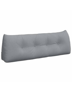 Cuscino per Schiena Grigio chiaro 140 x 24 x 50 cm Tessuto 2