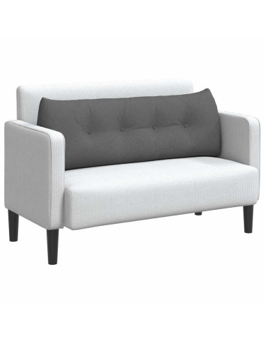 Cuscino per Schiena Grigio scuro 140 x 24 x 50 cm Tessuto