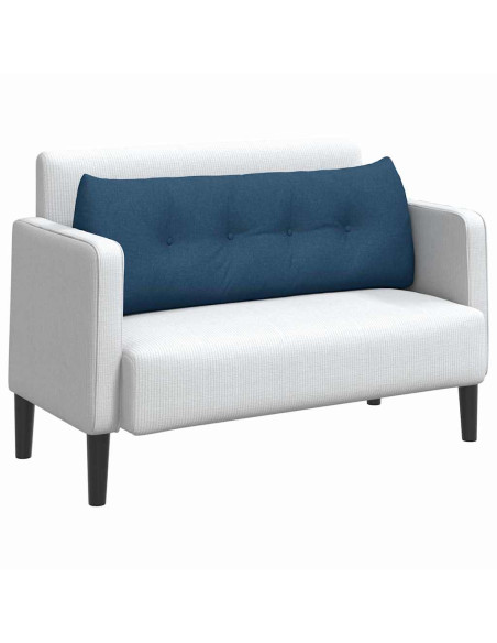 Cuscino per Schiena Blu 140 x 24 x 50 cm Tessuto
