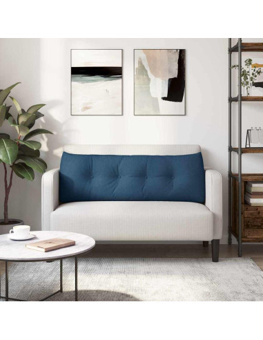 Cuscino per Schiena Blu 140 x 24 x 50 cm Tessuto