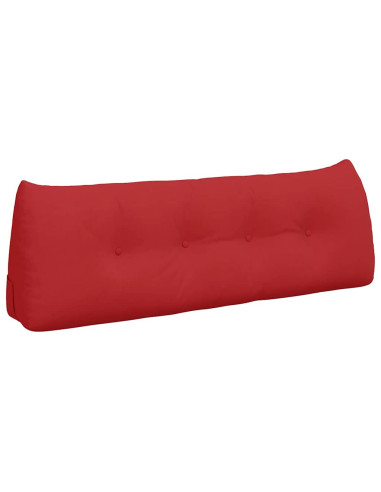 Cuscino per Schiena Rosso 140 x 24 x 50 cm Tessuto