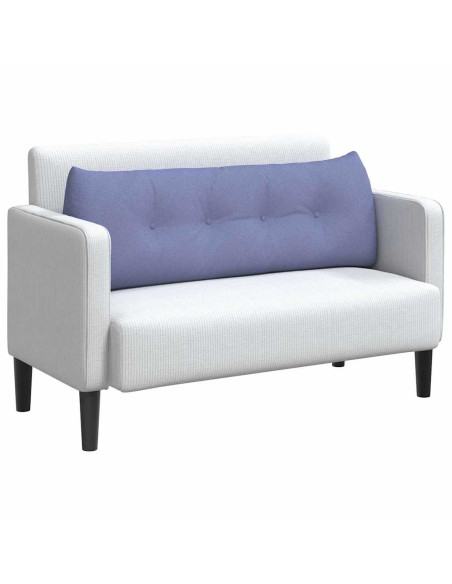 Cuscino per Schiena Blu jeans 140 x 24 x 50 cm Tessuto