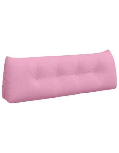Cuscino per Schiena Rosa 140 x 24 x 50 cm Tessuto