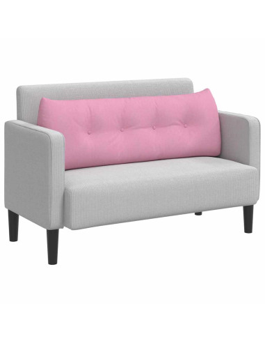 Cuscino per Schiena Rosa 140 x 24 x 50 cm Tessuto