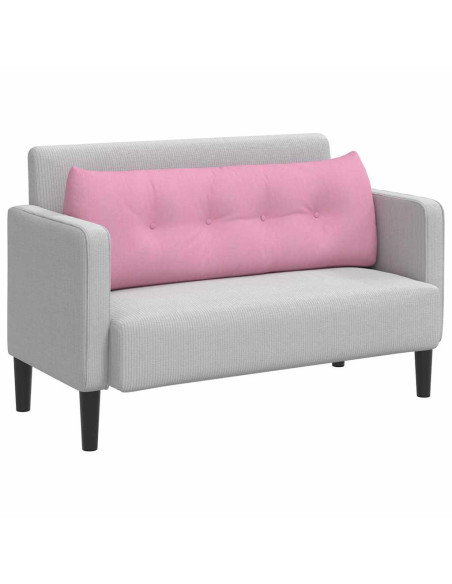 Cuscino per Schiena Rosa 140 x 24 x 50 cm Tessuto