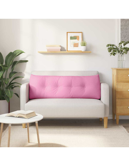 Cuscino per Schiena Rosa 140 x 24 x 50 cm Tessuto