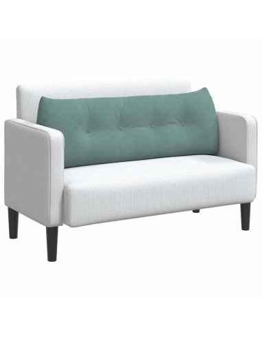 Cuscino per Schiena Verde Mare 140 x 24 x 50 cm Velluto