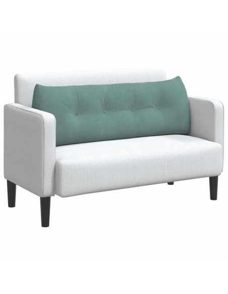 Cuscino per Schiena Verde Mare 140 x 24 x 50 cm Velluto