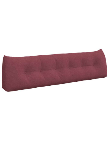 Cuscino per Schiena Rosso Vino 180 x 24 x 50 cm Tessuto