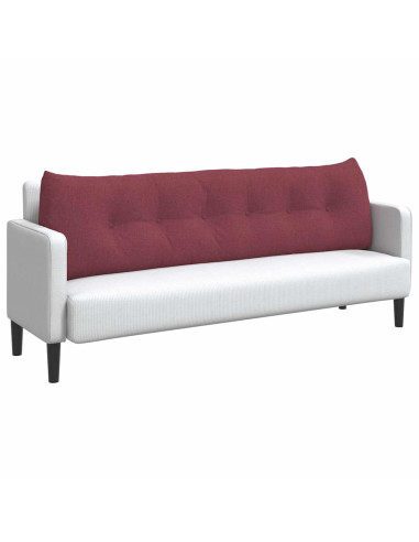 Cuscino per Schiena Rosso Vino 180 x 24 x 50 cm Tessuto