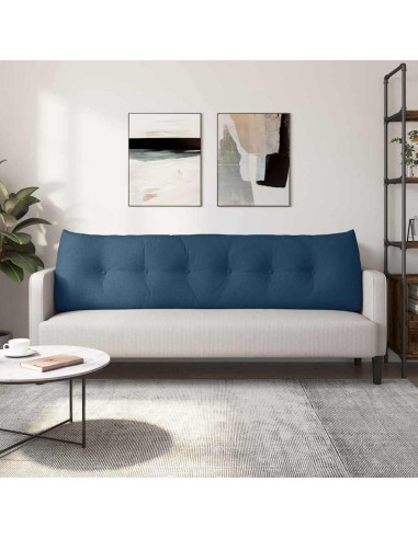 Cuscino per Schiena Blu 180 x 24 x 50 cm Tessuto