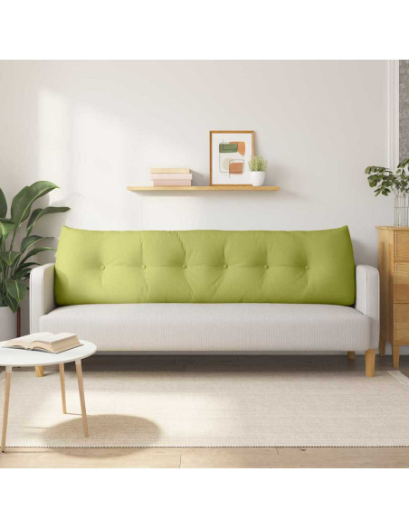 Cuscino per Schiena Verde chiaro 180 x 24 x 50 cm Tessuto