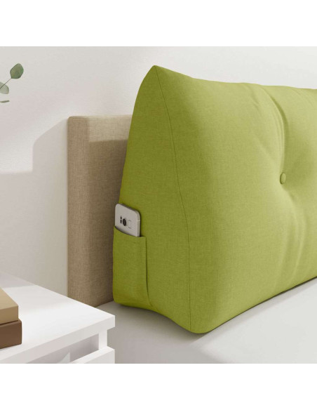 Cuscino per Schiena Verde chiaro 180 x 24 x 50 cm Tessuto