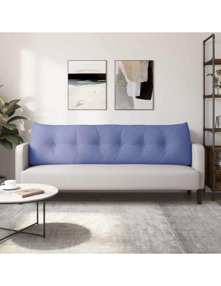 Cuscino per Schiena Blu jeans 180 x 24 x 50 cm Tessuto