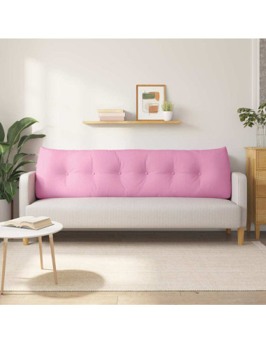 Cuscino per Schiena Rosa 180 x 24 x 50 cm Tessuto
