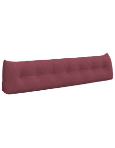 Cuscino per Schiena Rosso Vino 200 x 24 x 50 cm Tessuto 2