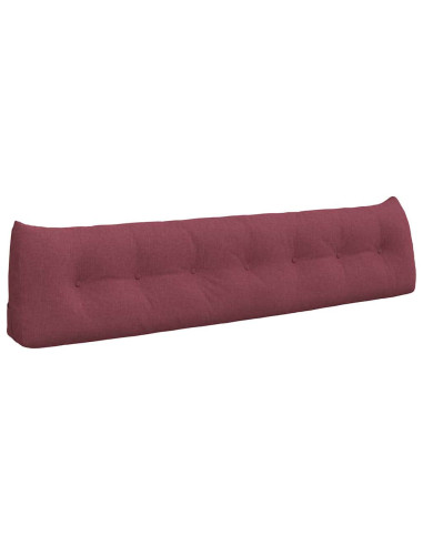 Cuscino per Schiena Rosso Vino 200 x 24 x 50 cm Tessuto