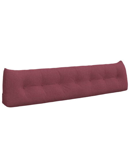 Cuscino per Schiena Rosso Vino 200 x 24 x 50 cm Tessuto