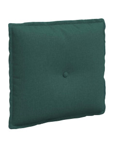 Cuscino per Schiena Verde Scuro 50 x 19 x 45 cm Tessuto 2