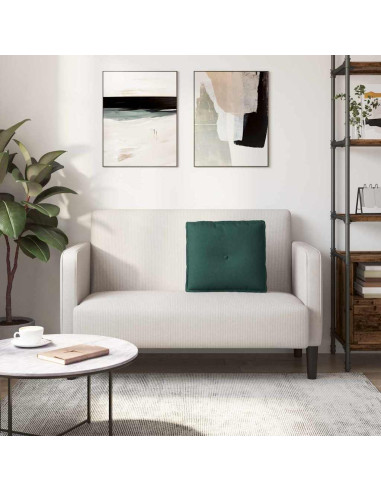 Cuscino per Schiena Verde Scuro 50 x 19 x 45 cm Tessuto