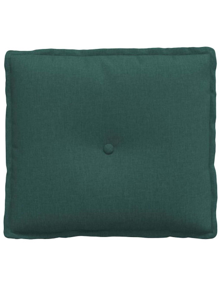Cuscino per Schiena Verde Scuro 50 x 19 x 45 cm Tessuto