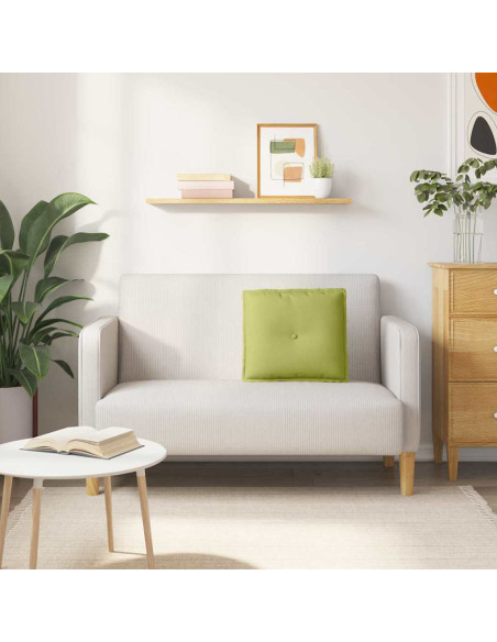 Cuscino per Schiena Verde chiaro 50 x 19 x 45 cm Tessuto