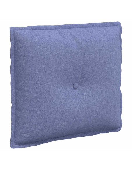Cuscino per Schiena Blu jeans 50 x 19 x 45 cm Tessuto