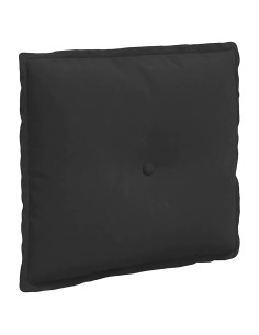 Cuscino per Schiena Nero 50 x 45 cm Tessuto in Microfibra 2