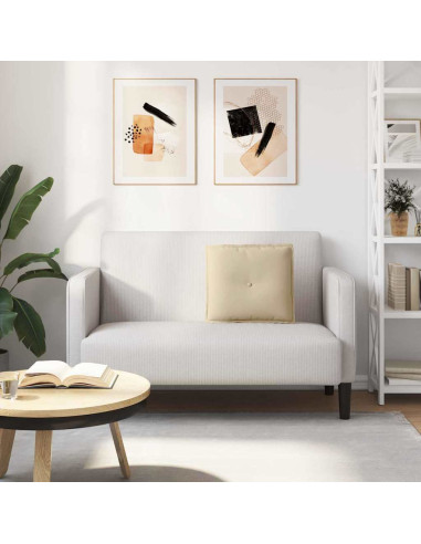 Cuscino per Schiena Crema 50 x 45 cm Tessuto in Microfibra