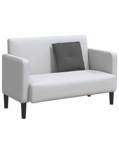 Cuscino per Schiena Grigio scuro 50 x 45 cm Tessuto in Cords