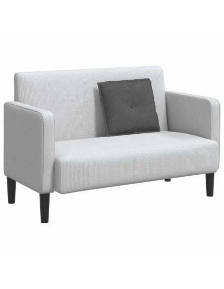 Cuscino per Schiena Grigio scuro 50 x 45 cm Tessuto in Cords