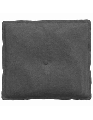 Cuscino per Schiena Grigio scuro 50 x 45 cm Tessuto in Cords