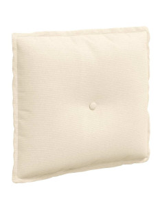 Cuscino per Schiena Crema 50 x 45 cm Tessuto in Cords 2