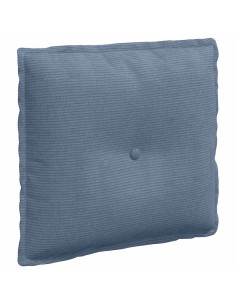 Cuscino per Schiena Blu 50 x 45 cm Tessuto in Cords 2