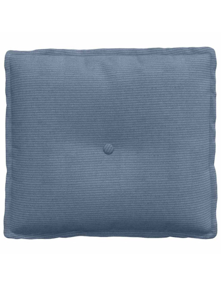 Cuscino per Schiena Blu 50 x 45 cm Tessuto in Cords