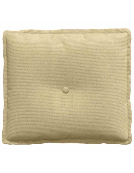 Cuscino per Schiena Grigio Verde 50 x 45 cm Tessuto in Cords