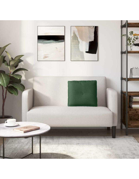 Cuscino per Schiena Verde Giungla 50 x 45 cm Tessuto in Cords