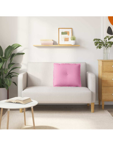Cuscino per Schiena Rosa 60 x 19 x 50 cm Tessuto