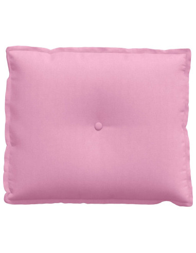 Cuscino per Schiena Rosa 60 x 19 x 50 cm Tessuto
