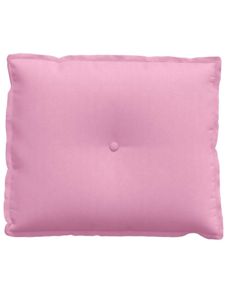 Cuscino per Schiena Rosa 60 x 19 x 50 cm Tessuto