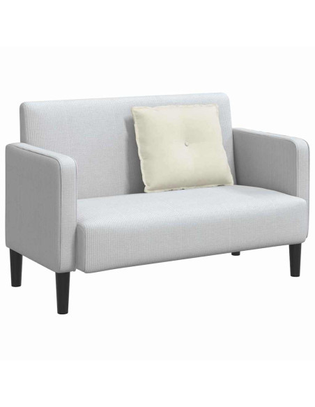 Cuscino per Schiena Crema 60 x 50 cm Tessuto in Cords