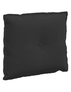 Cuscino per Schiena Nero 60 x 50 cm Tessuto in Microfibra 2