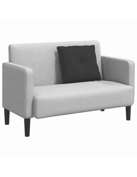 Cuscino per Schiena Nero 60 x 50 cm Tessuto in Microfibra