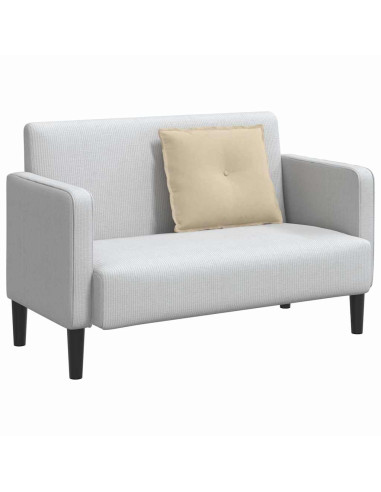 Cuscino per Schiena Crema 60 x 50 cm Tessuto in Microfibra