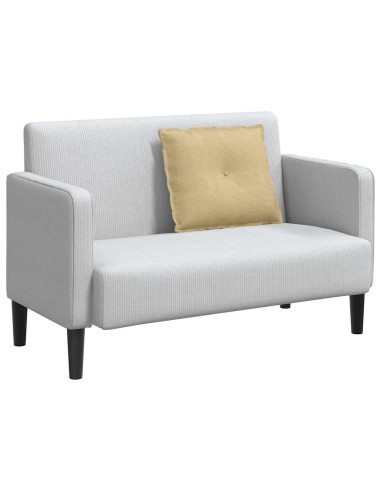 Cuscino per Schiena Grigio Verde 60 x 50 cm Tessuto in Cords