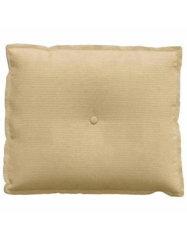 Cuscino per Schiena Grigio Verde 60 x 50 cm Tessuto in Cords