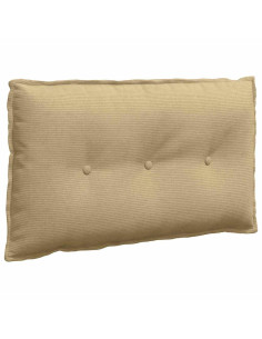 Cuscino per Schiena Grigio Verde 80 x 50 cm Tessuto in Cords 2