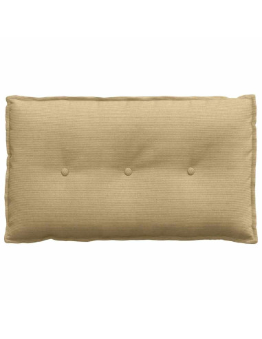 Cuscino per Schiena Grigio Verde 80 x 50 cm Tessuto in Cords