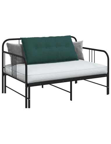 Cuscino per Schiena Verde Scuro 100 x 19 x 50 cm Tessuto