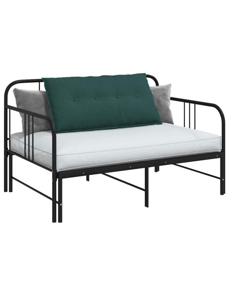 Cuscino per Schiena Verde Scuro 100 x 19 x 50 cm Tessuto